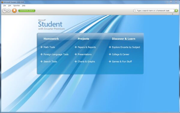 Microsoft Student with Encarta Premium 2009