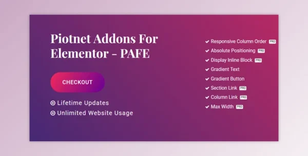 Piotnet Addons For Elementor Pro