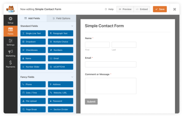 WPForms Pro Wordpress Plugin